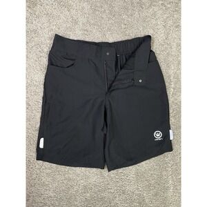Canari Cycling Shorts Men MED Black Elastic‎ Waist (30 X 12) Hiking Outdoor NEW